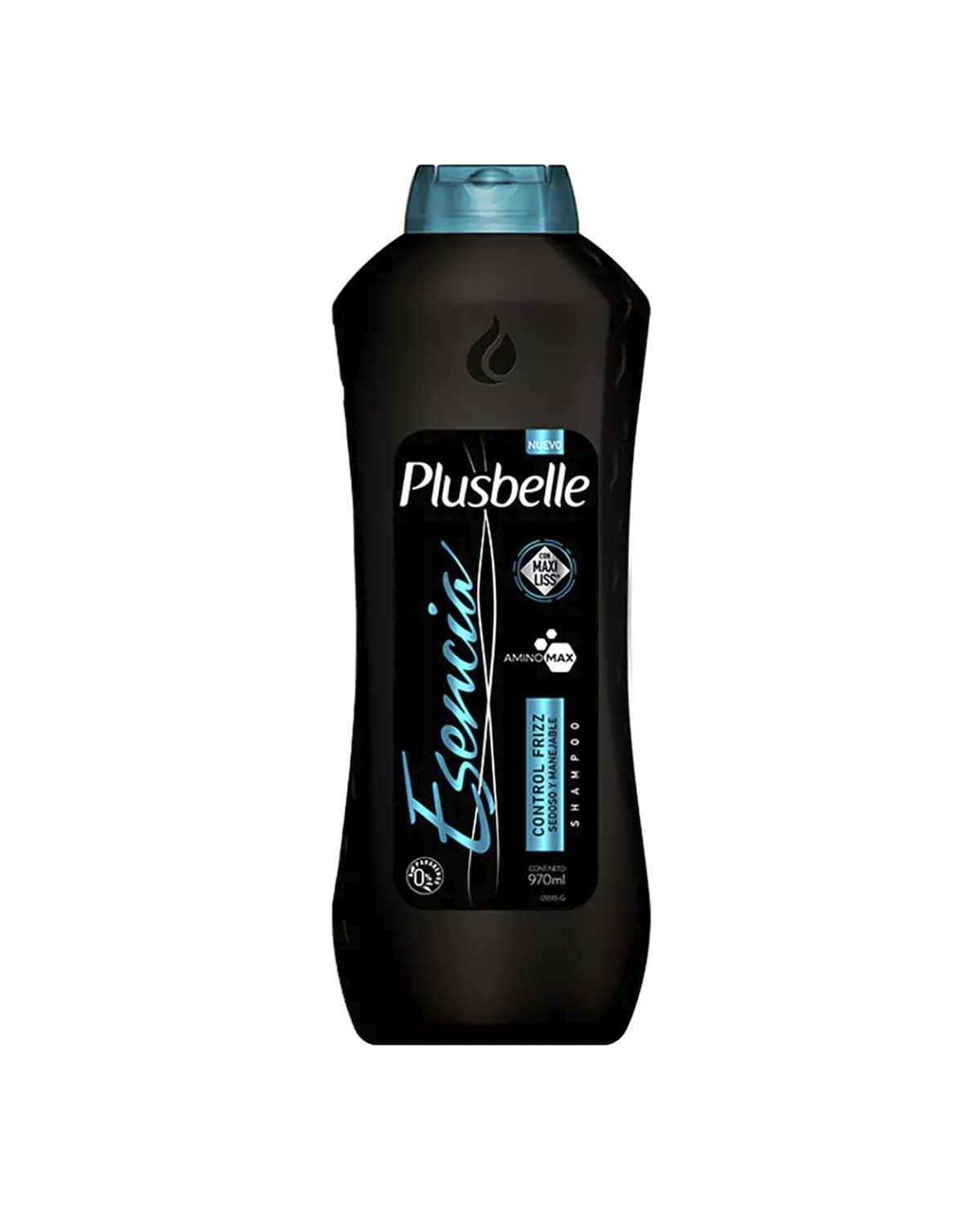 Shampoo Plusbelle Esencia Control Frizz x 970 Ml (negro)